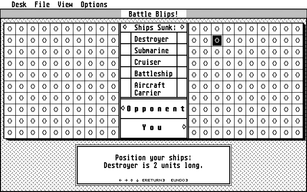Battle Blips! atari screenshot